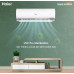 Air Conditioner: Haier 1.6 Ton 5 Star, WiFi, Inverter Split AC(Copper, Convertible 7 in 1 Cooling Modes, Antibacterial Filter, 2023 Model, HSU19U-PYFC5BE-INV, White)
